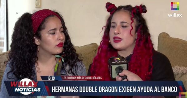 Les robaron más de 30 mil dólares: hermanas 'Double Dragon' piden ayuda al banco (VIDEO)