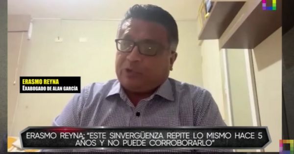 Erasmo Reyna, exabogado de Alan García: "La declaración de Miguel Atala es un refrito"