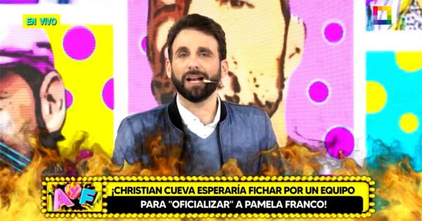 Portada: Christian Cueva esperaría fichar por un equipo para oficializar a Pamela Franco, revela Rodrigo González