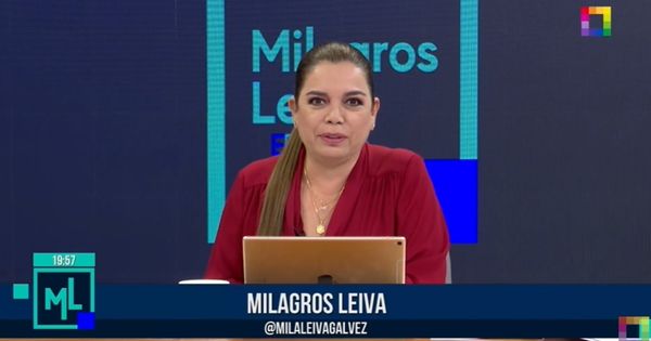 Milagros Leiva: "La doctora Inés Tello no tiene corona, hizo un papelón"