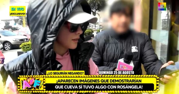 Rosángela Espinoza: así reaccionó cuando le mostraron su foto con Christian Cueva