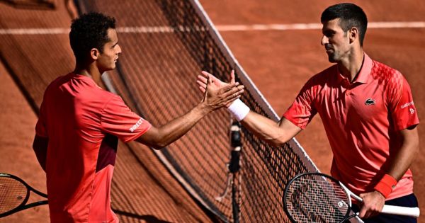 Novak Djokovic elogia a Juan Pablo Varillas tras su triunfo: "Es un especialista"