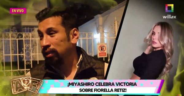 Aldo Miyashiro celebra victoria sobre Fiorella Retiz: "No había pruebas suficientes"