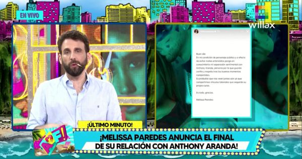 Rodrigo González sobre Melissa Paredes: "Anthony Aranda no es el tipo de hombre con el que se casaría"