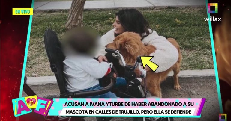 Ivana Yturbe tras ser acusada de haber abandonado a un perro: "Le di un hogar temporal"