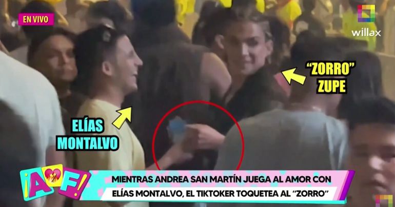 ¿Y Andrea San Martín? Elías Montalvo es captado toqueteando con el 'Zorro' Zupe