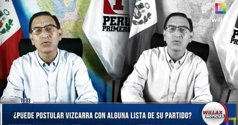 ¿Puede postular Martín Vizcarra con alguna lista de su partido?