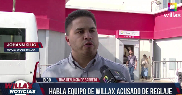 Equipo de Willax responde fuerte y claro ante irresponsable denuncia de Marita Barreto por supuesto reglaje