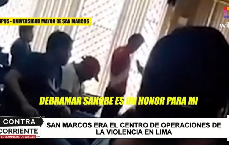 Estos son los rostros de la violencia que tomaron la Universidad San Marcos