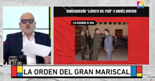 Andrés Hurtado: revelan que general del Ejército con denuncia por robo de gasolina condecoró a 'Chibolín'