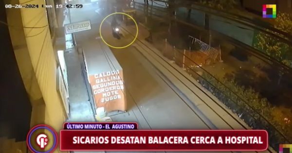 Portada: Sicarios desatan balacera cerca al Hospital Hipólito Unanue: se reportan dos heridos