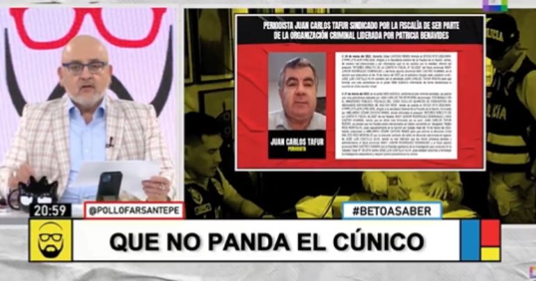 Portada: Beto Ortiz sobre allanamiento a la casa de Juan Carlos Tafur: "Es algo que no celebramos"