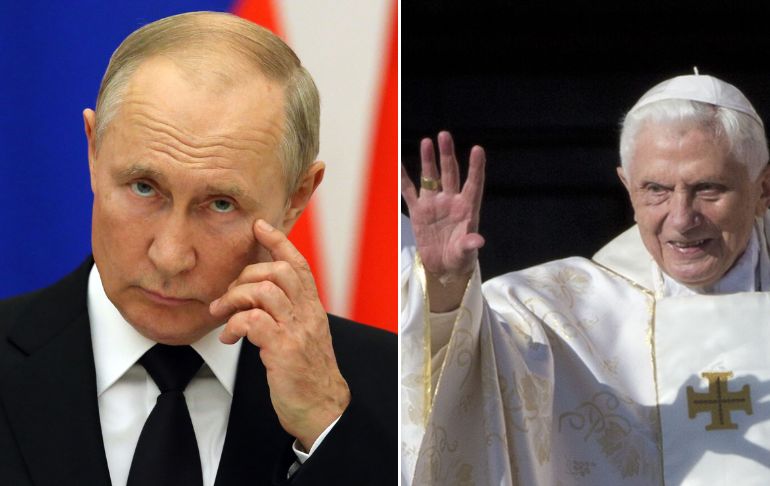 Vladímir Putin expresa sus condolencias por la muerte de Benedicto XVI