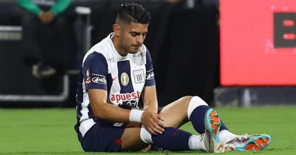 Carlos Zambrano sobre su lesión: "La resonancia arrojó desgarro de siete centímetros"