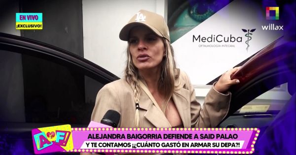 Alejandra Baigorria defiende a Said Palao: "Estoy haciendo mi vida y nadie tiene por qué meterse"