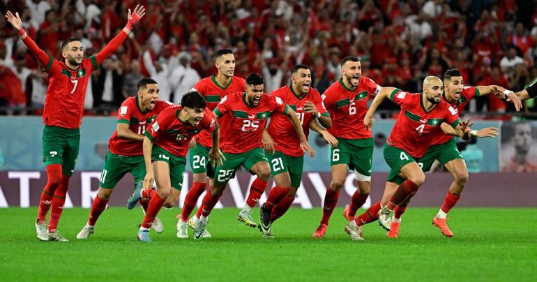Con el equipo mundialista: Marruecos convocó a todas sus figuras para enfrentar a Perú