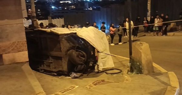 Chorrillos: conductor de mototaxi muere tras chocar contra bloque de concreto