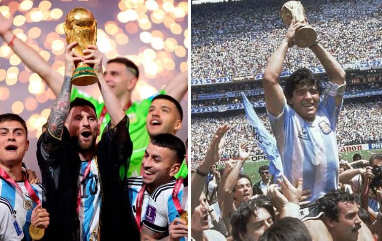 Portada: Lionel Messi le dedicó la Copa del Mundo a Diego Maradona [VIDEO]