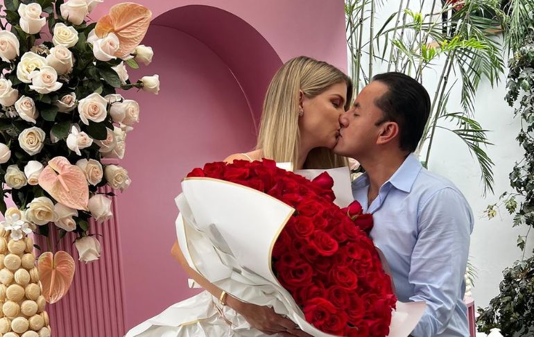 Brunella Horna y Richard Acuña suspenden su boda: "No es momento de celebrar"