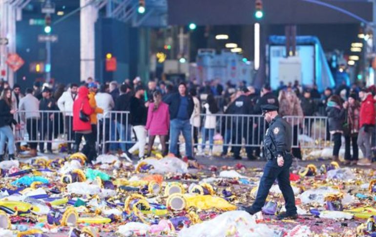 Estados Unidos: tres policías heridos en ataque con machete cerca de festejos por Año Nuevo