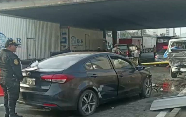 Surco: dos muertos en accidente de tránsito en la Panamericana Sur