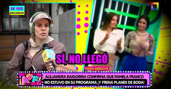 Portada: Alejandra Baigorria confirma que Pamela Franco no estuvo en su programa tras escandalosa fiesta