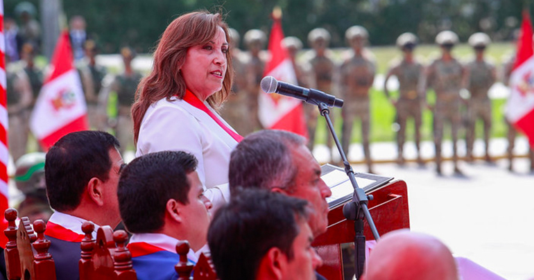 Dina Boluarte: "Lucharemos contra la delincuencia con más policías, más recursos e instrumentos legales"