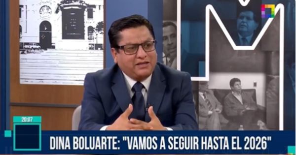 Portada: Ministro César Vásquez: "Hay un intento de golpe de Estado desde el Ministerio Público"