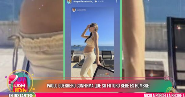 Paolo Guerrero confirmó que su segundo bebé con Ana Paula Consorte es hombre