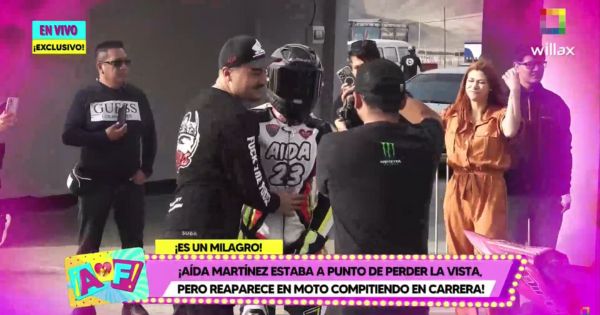 Portada: Aída Martínez estaba a punto de perder la vista, pero reaparece compitiendo en moto