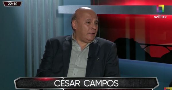 César Campos sobre Martín Vizcarra: "Es lo más despreciable que existe en el Perú"