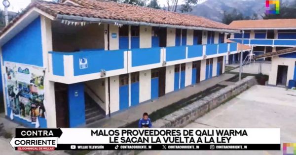 Malos proveedores de Qali Warma le sacan la vuelta a la ley