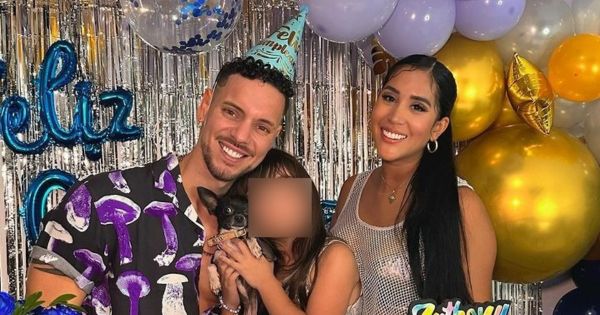 Anthony Aranda celebró su cumpleaños junto a Melissa Paredes y su hija