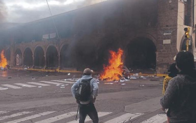 Ayacucho: decretan inmovilización social obligatoria en Huamanga por cinco días tras violentas protestas