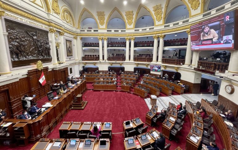 Congreso retomará hoy debate de adelanto de elecciones