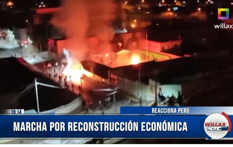 Reacciona Perú convoca a una marcha por la reconstrucción económica para este sábado