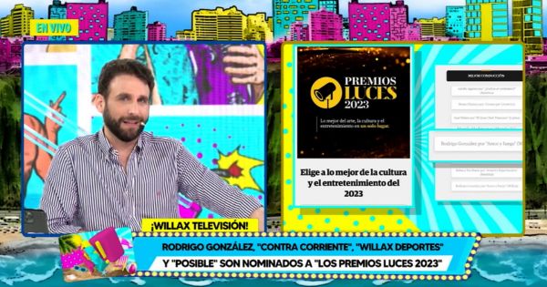 Portada: Rodrigo González tras ser nominado a los 'Premios Luces 2023': "Estoy gratamente sorprendido"