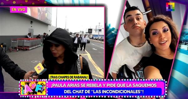 Paula Arias pide que la saquen del chat de 'Las incondicionales': "Mi corazón está bloqueado"