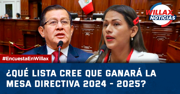 Portada: ¿Qué lista cree que ganará la Mesa Directiva 2024 - 2025? | RESPONDE AQUÍ