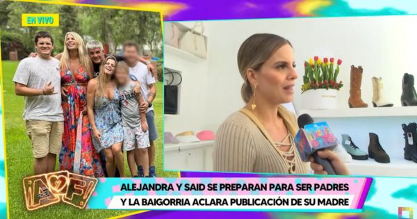 Alejandra Baigorria tras acusación de su madre: "Doy todo por mi familia y trabajo duro por ellos"