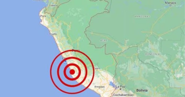 Ica: sismo de magnitud 4.9 remeció la región esta tarde