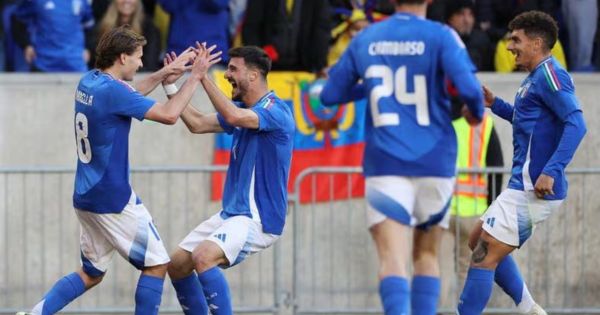 Portada: Italia le ganó a Ecuador 2-0 y cerro sus partidos amistosos ganando a dos sudamericanos