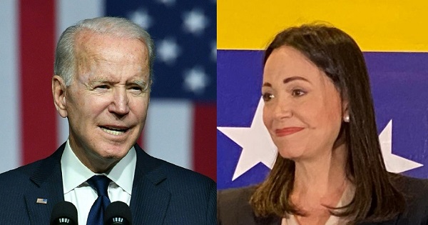 Portada: Venezuela: gobierno de Joe Biden apoya candidatura de María Corina Machado