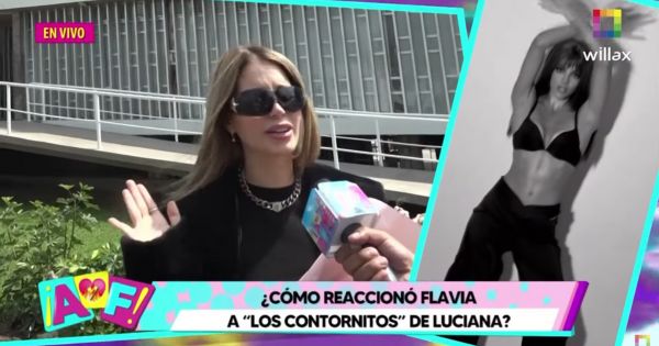 Flavia Laos sobre aumento de busto de Luciana Fuster: "Cada uno hace lo que quiere con su vida"