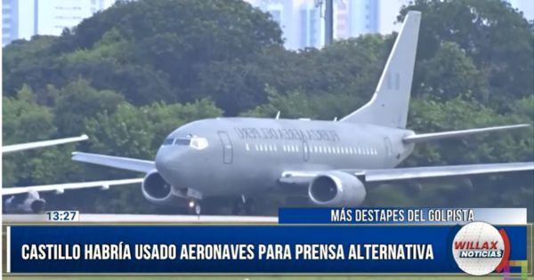 Pedro Castillo habría usado aeronaves del Estado para trasladar a la “prensa alternativa”