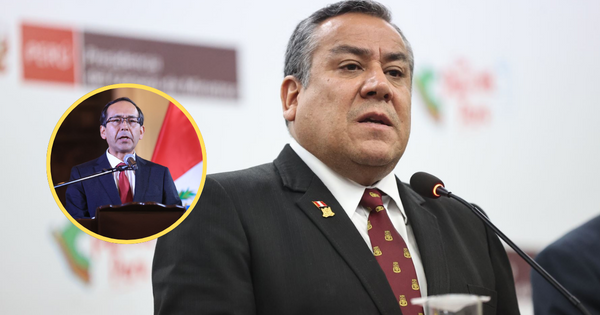 Portada: Gustavo Adrianzén sobre Fredy Hinojosa: "Yo soy el vocero autorizado del Gobierno"
