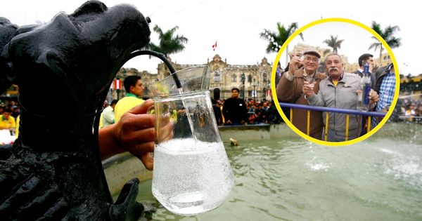 Plaza de Armas de Lima: después de seis años regresa la icónica "Pileta de Pisco"