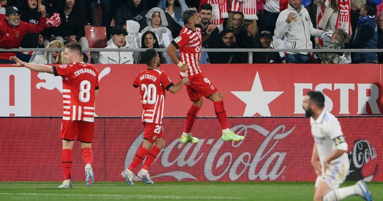 ¡Un día inolvidable! Girona venció 4-2 a Real Madrid con un póker de Valentín Castellanos