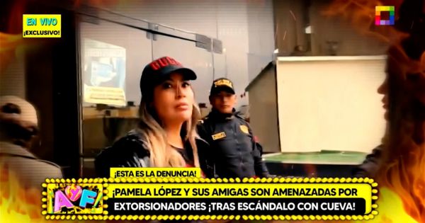 Portada: Pamela López y sus amigas son amenazadas por extorsionadores tras escándalo de Cueva