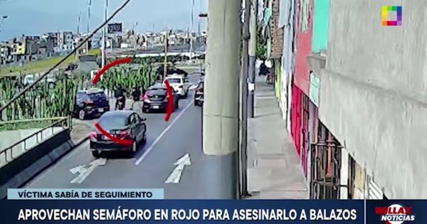 SMP: sicarios aprovecharon el semáforo en rojo para asesinar a su víctima a balazos